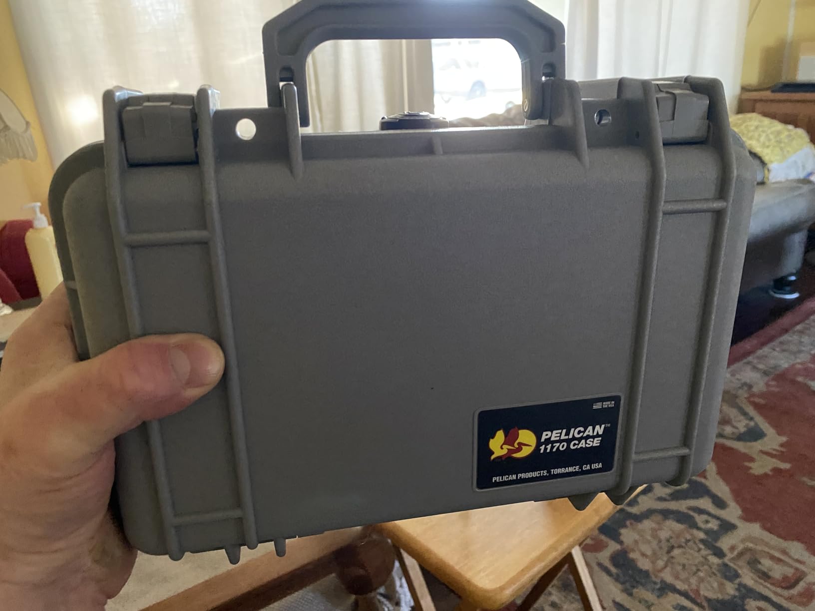 Pelican 1170 Case with Foam (Silver) | Watertight copolymer case with Pick-N-Pluck foam and o-ring seal customer photo 2