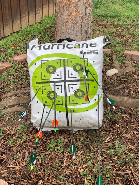 Hurricane 2-Sided High-Velocity Archery Bag Target, High-Visibility Aiming Points, Off-Center Deer Vitals on Back, Heavy-Duty Handle for Easy Transport customer photo 1