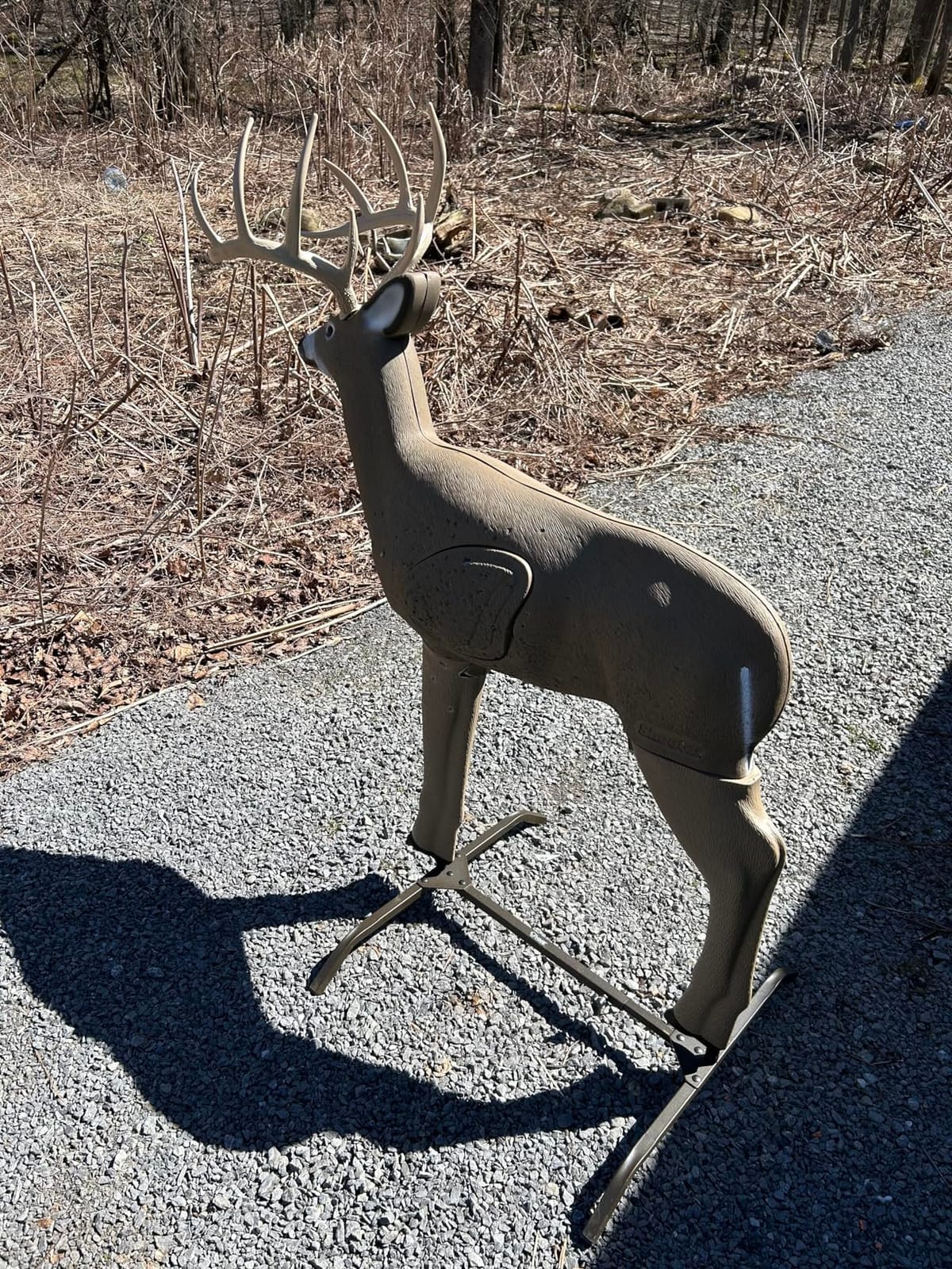 SHOOTER Buck 3D Archery Target, Replaceable Insert for Long Life, Weather-Resistant Construction, High-Density Impact-Response Foam Withstands Field Points, Broadheads, and Expandables customer photo 2