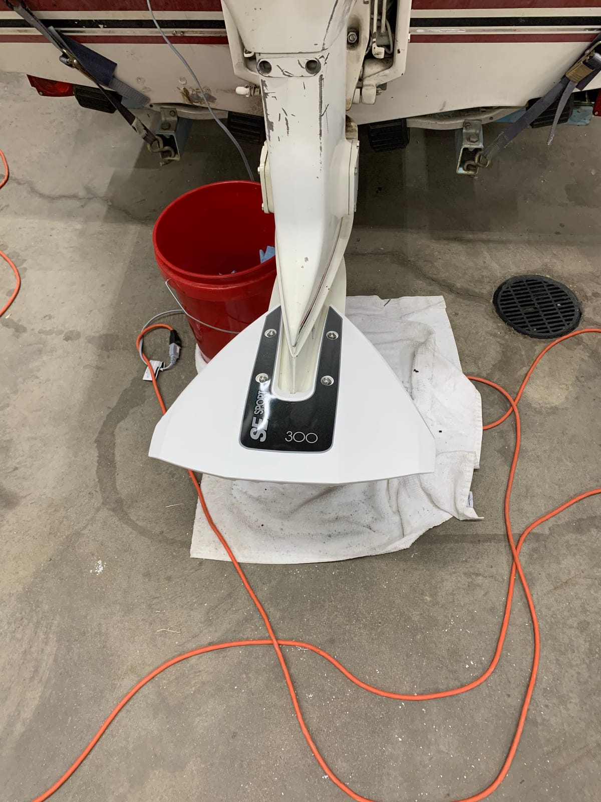Sport Marine SE Sport 300 High Performance Hydrofoil for 40-350HP Motors, White customer photo 2