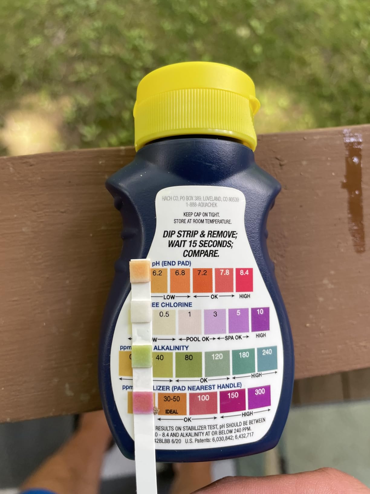 AquaChek Yellow 4-Way Pool and Spa Test Strips - 50 Yellow Test Strips - Swimming Pool Test Strips For pH, Free Chlorine, Total Alkalinity, and Cyanuric Acid - Quick and Accurate Results - Testing Kit customer photo 1