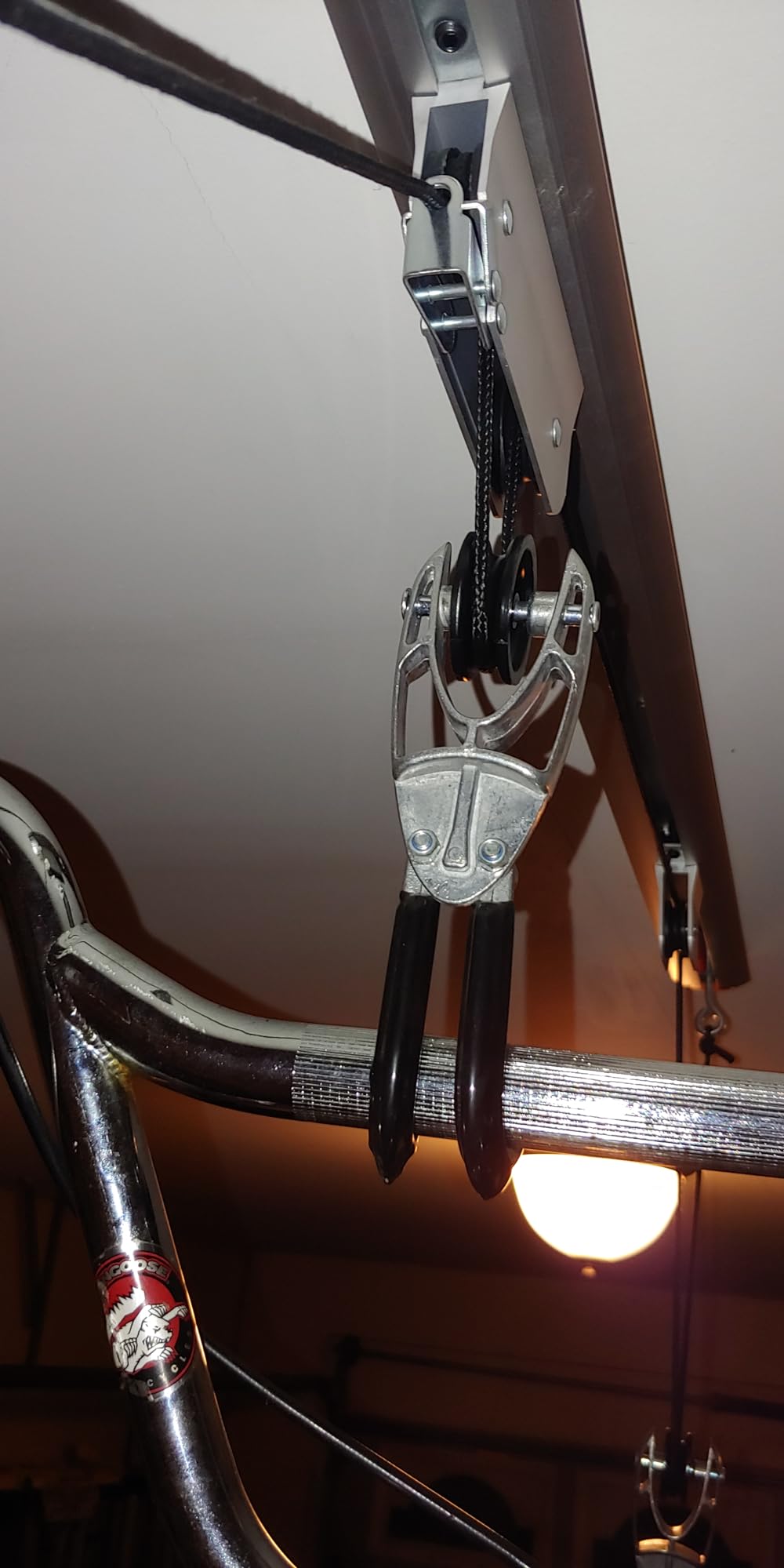 RAD Cycle Products Rail Mount Bike and Ladder Lift for Your Garage or Workshop Holds up to 75 Pounds No Mounting Board Needed customer photo 2