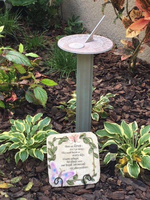 Evergreen Those We Love Don't Go Away Garden Memorial Stone | Outdoor Safe | 10-Inch | Remembrance Gift | Décor for Homes, Lawn and Garden customer photo 1