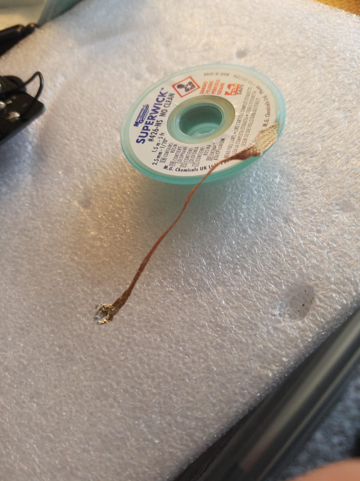 MG Chemicals 426-NS #4 No Clean Super Wick Desoldering Braid, 0.1