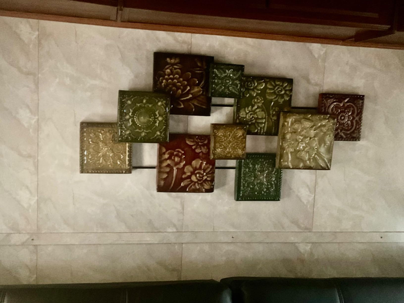 Home Decorators Collection Bijou Wall Sculpture, 21H x 42W, Multi customer photo 1
