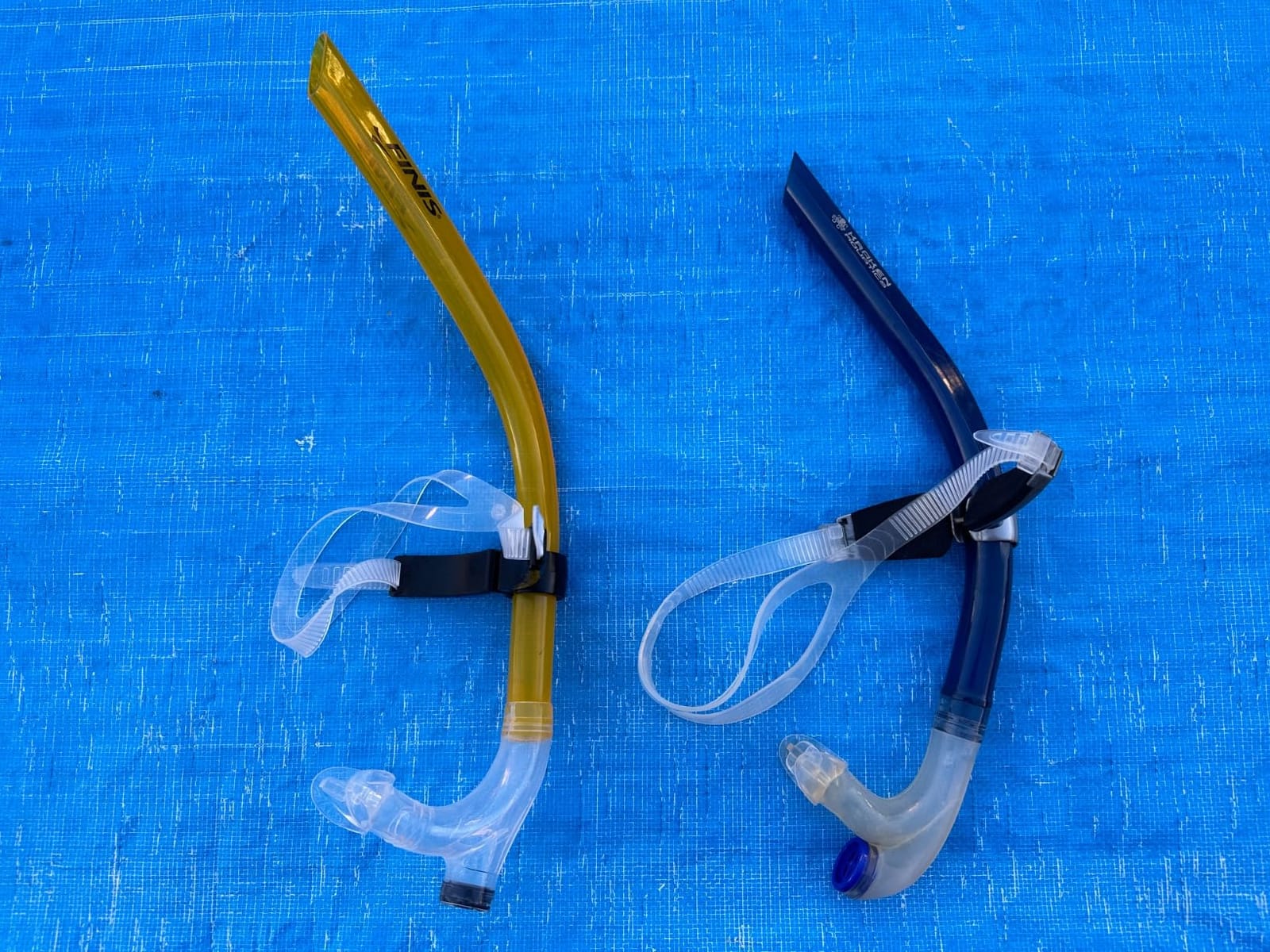 FINIS Original Swimmer's Snorkel - Center-Mount Design - for Swim Training - Adjustable Fit - Purge Valve - Yellow - Adult customer photo 1