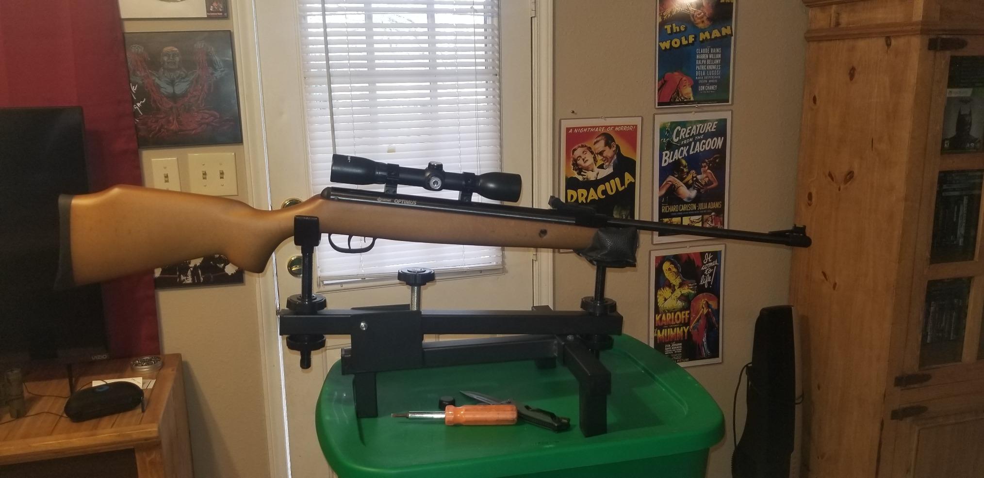 Crosman Optimus Spring-Powered Break Barrel Air Rifle with Scope customer photo 1