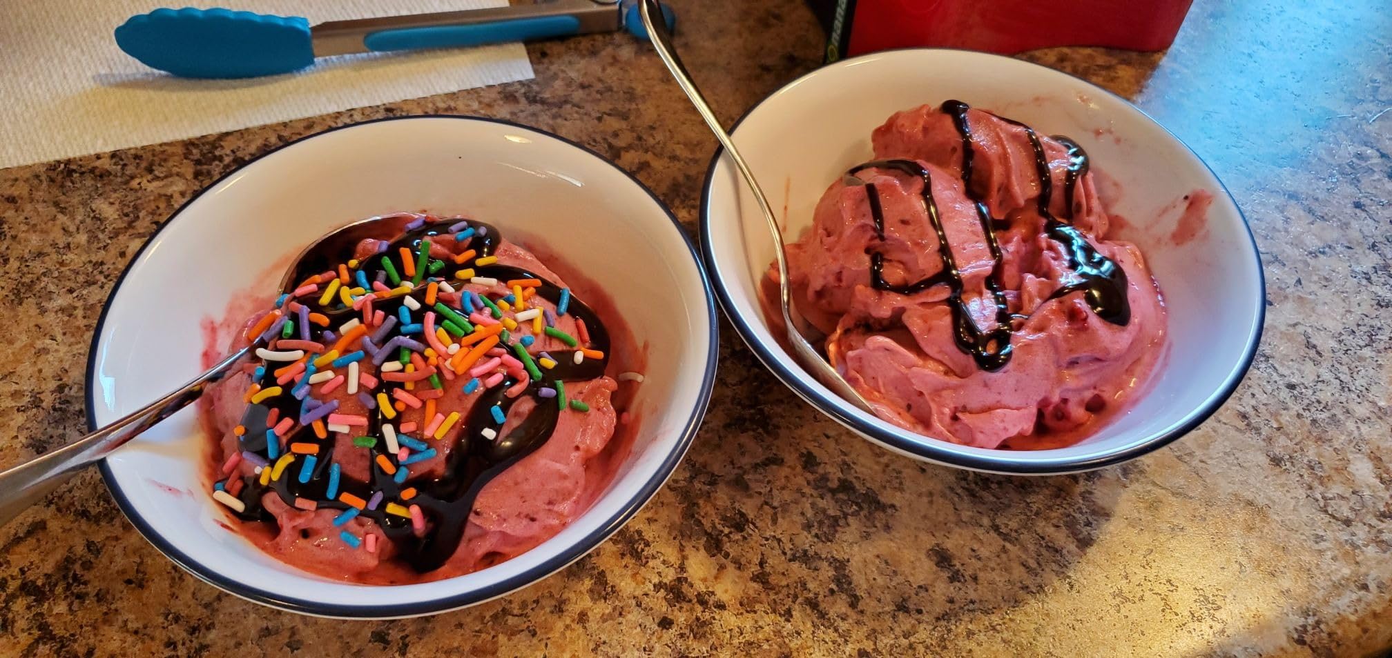 Yonanas Classic Frozen Fruit Soft Serve Maker for Healthy Vegan and Dairy-Free Treats, 200W Silver Machine with 36 Recipes, BPA Free customer photo 2