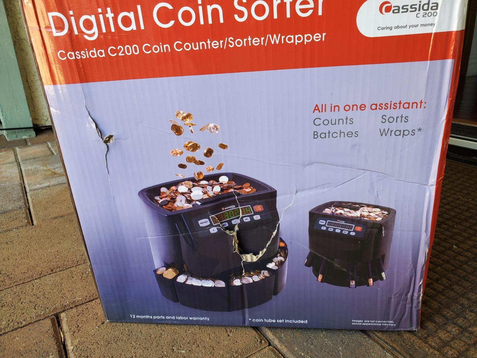Cassida C200 Coin Sorter, Counter and Roller customer photo 1