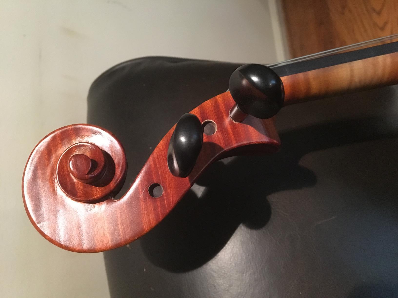 Cecilio Solid Wood Viola 15.5 Inch Viola Full Size, Professional Handcrafted Acoustic Viola with Ebony Fittings, Antique Satin Finish customer photo 1
