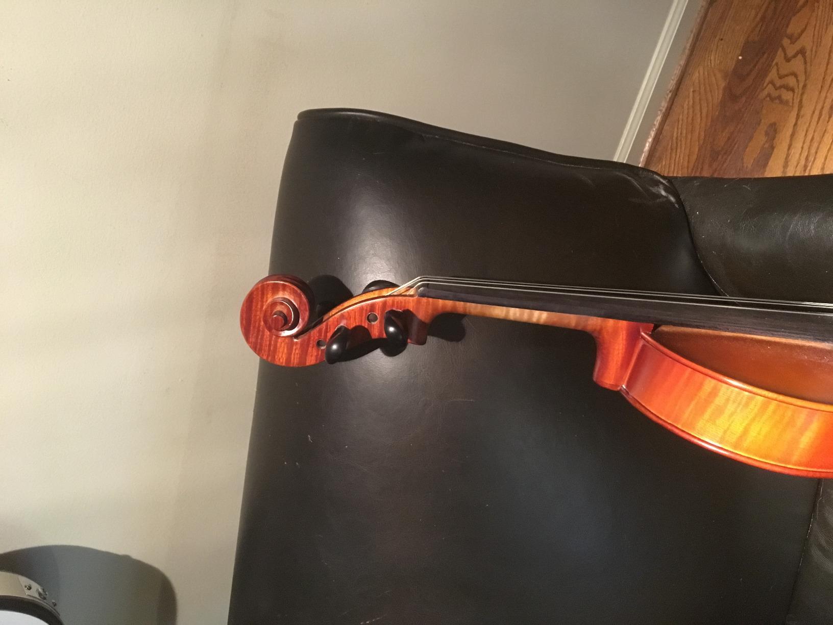 Cecilio Solid Wood Viola 16.5 Inch Viola Full Size, Professional Handcrafted Acoustic Viola with Ebony Fittings, Antique Satin Finish customer photo 1