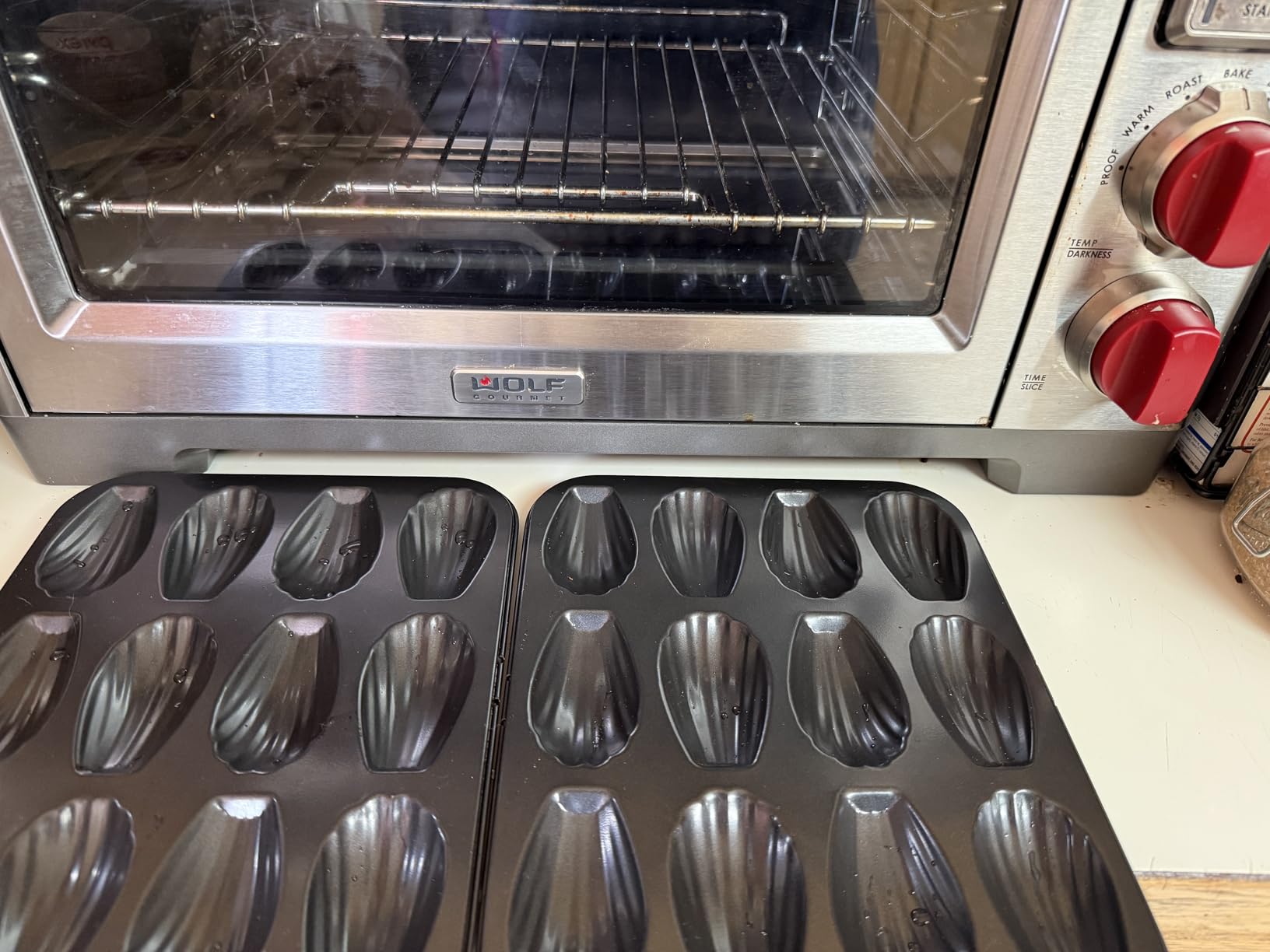 IBILI Madeleine Pan - 12-Cup Non-Stick French Bakeware, Carbon Steel, Made in Spain customer photo 1