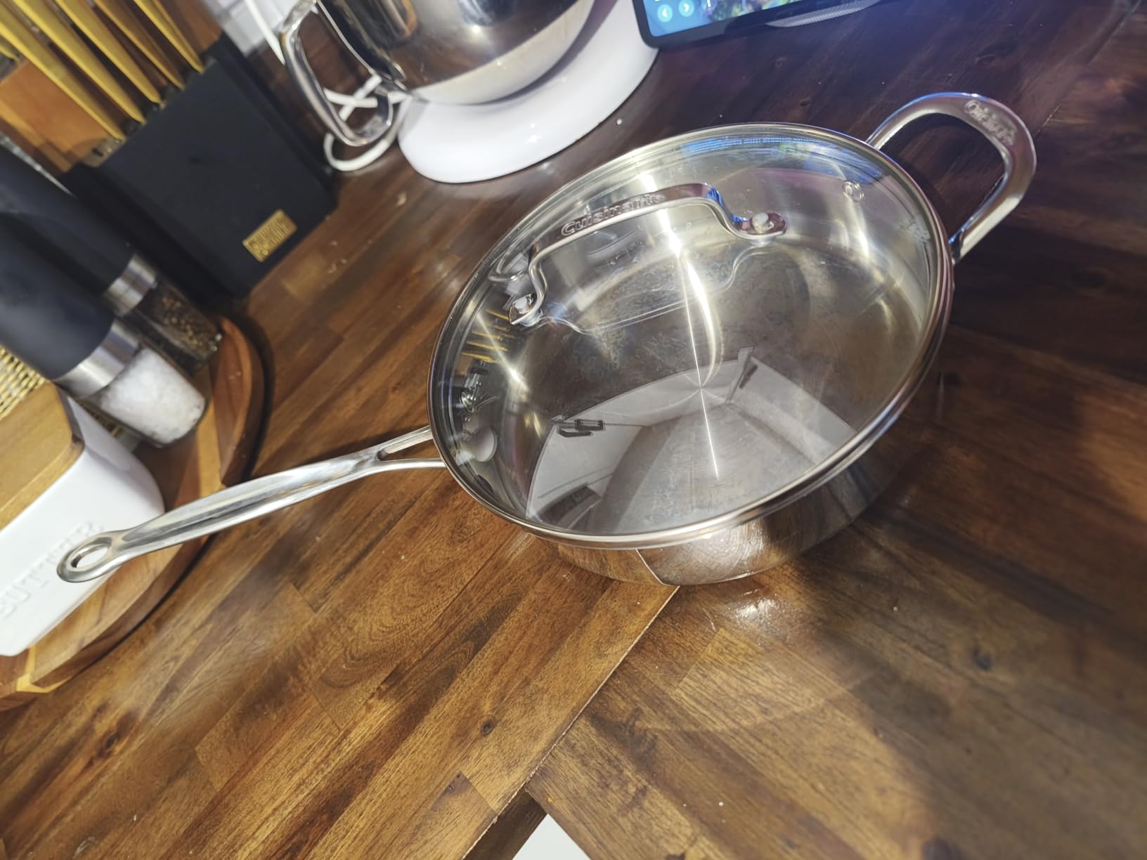 Cuisinart Chef's Classic 11-Piece Stainless Steel Pots and Pans Set, Cookware Set Compatible with Induction, Electric, Gas Cooktops, Aluminum Core for Even Heat, Cool Grip Handles, Dishwasher Safe customer photo 2