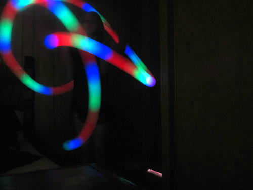 SPIN BALLS Glow.0 LED Poi – 22 Vibrant Color Light Modes and Patterns customer photo 2