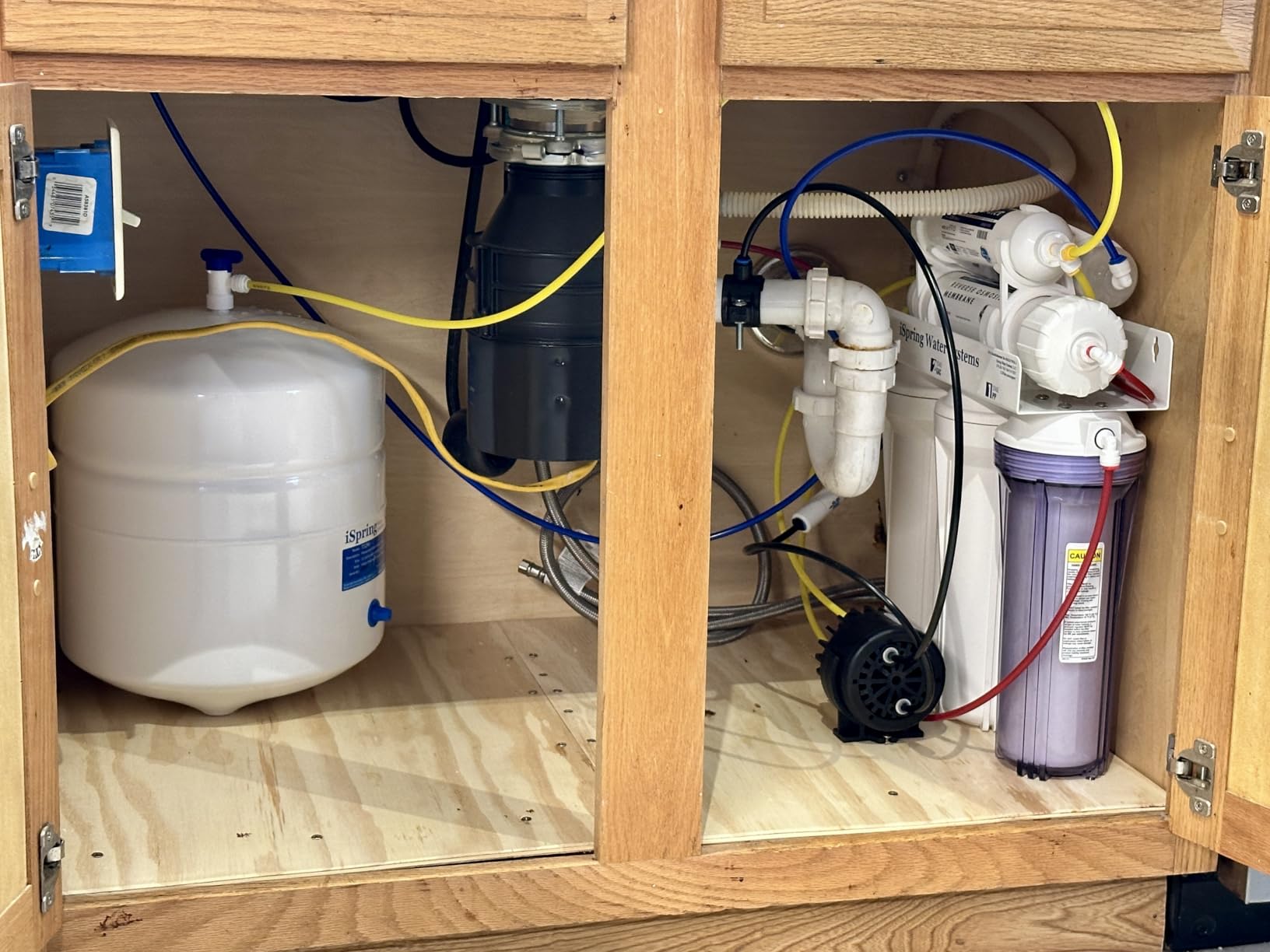 iSpring RCC7AK-BN NSF Certified, 75 GPD, Alkaline 6-Stage Reverse Osmosis System, pH+ Remineralization RO Water Filter System Under Sink Patented Top-Mounted Faucet Design for Easy Installation customer photo 1