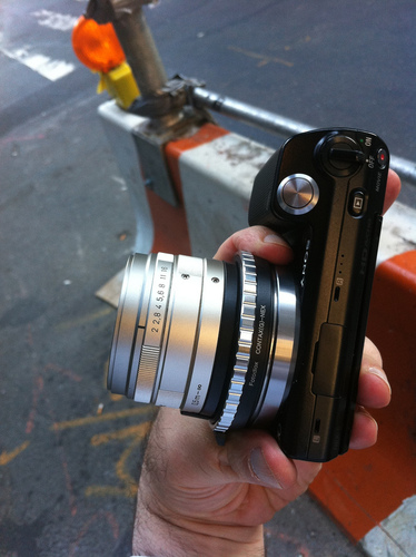 Fotodiox Lens Mount Adapter - Pentax K AF Mount (PKAF) DSLR Lens to Sony Alpha E-Mount Mirrorless Camera Body with Built-in Aperture Control Dial, (PKAF-SnyE) customer photo 2