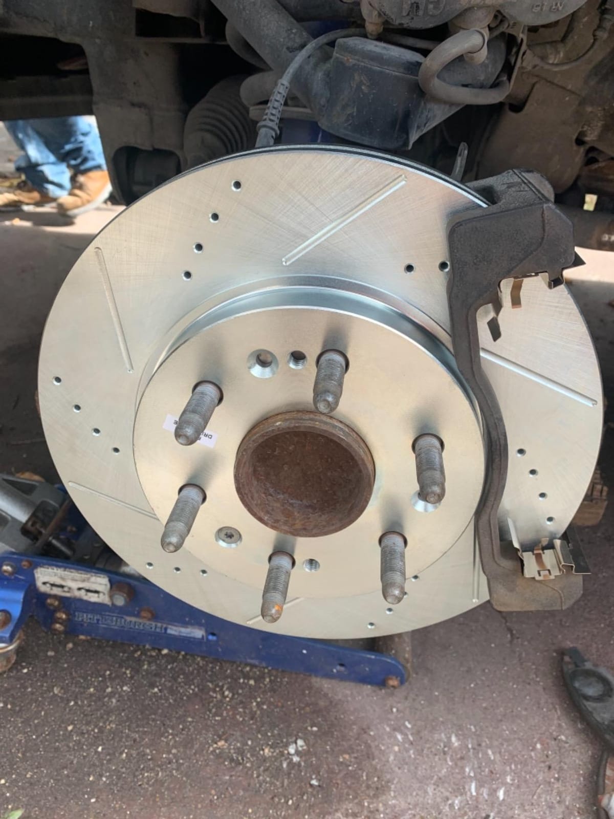 PowerStop Z36 Truck & Tow Brake Pad & Rotor Kit Front K2069-36 | Chevy Silverado 1500, Chevy Tahoe, GMC Yukon Carbon Fiber Ceramic Brake Pads + Drilled & Slotted Rotors customer photo 1