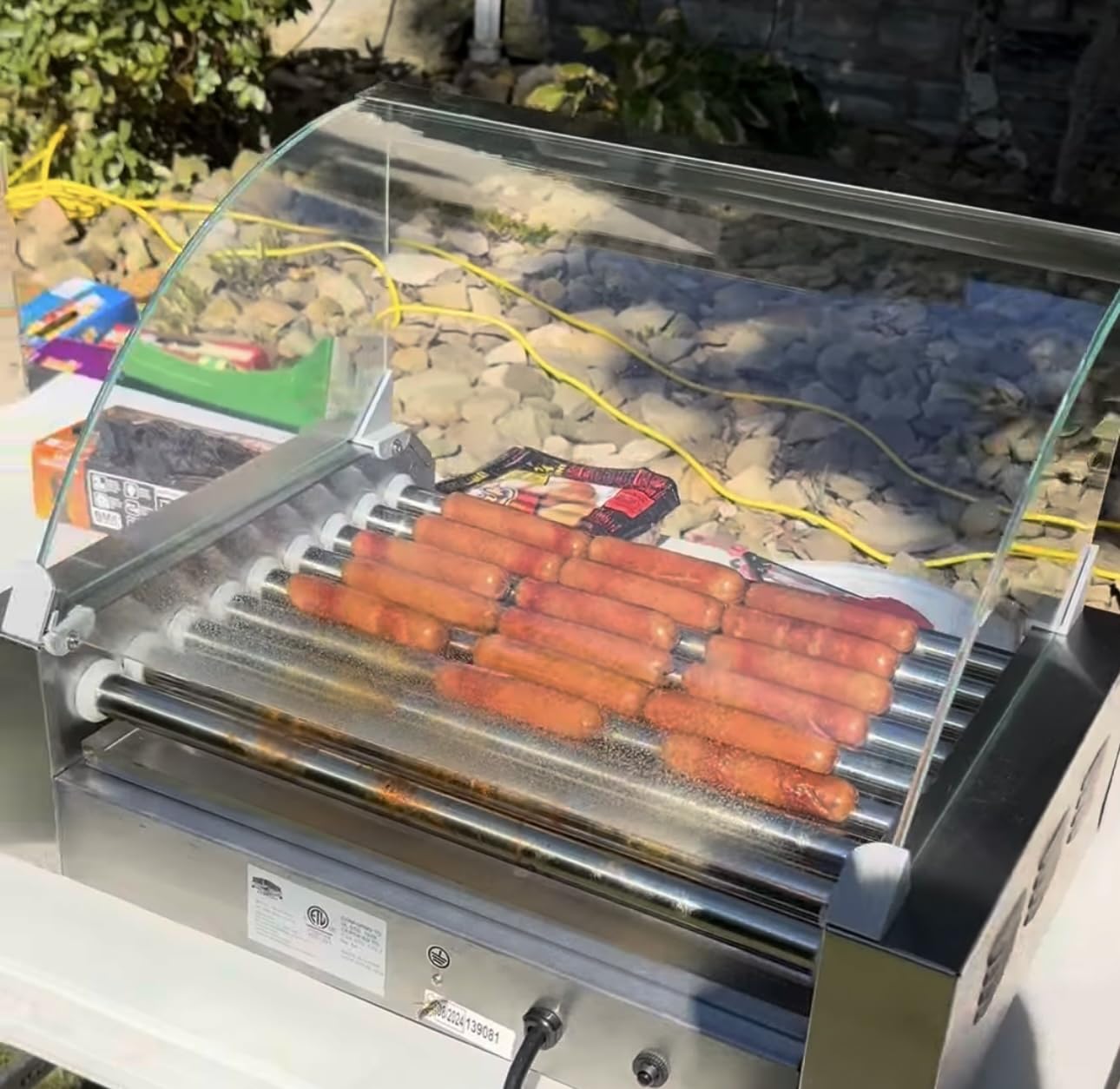 Great Northern Popcorn Hot Dog Roller Machine | Stainless-Steel Cooker with 9 Rollers to Cook Up to 24 Hot Dogs - Concession Stand Supplies customer photo 2