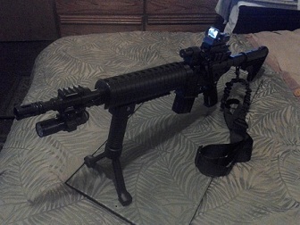 Crosman M4-177 Tactical Style Variable Pump .177-Caliber Pellet/BB Air Rifle customer photo 2