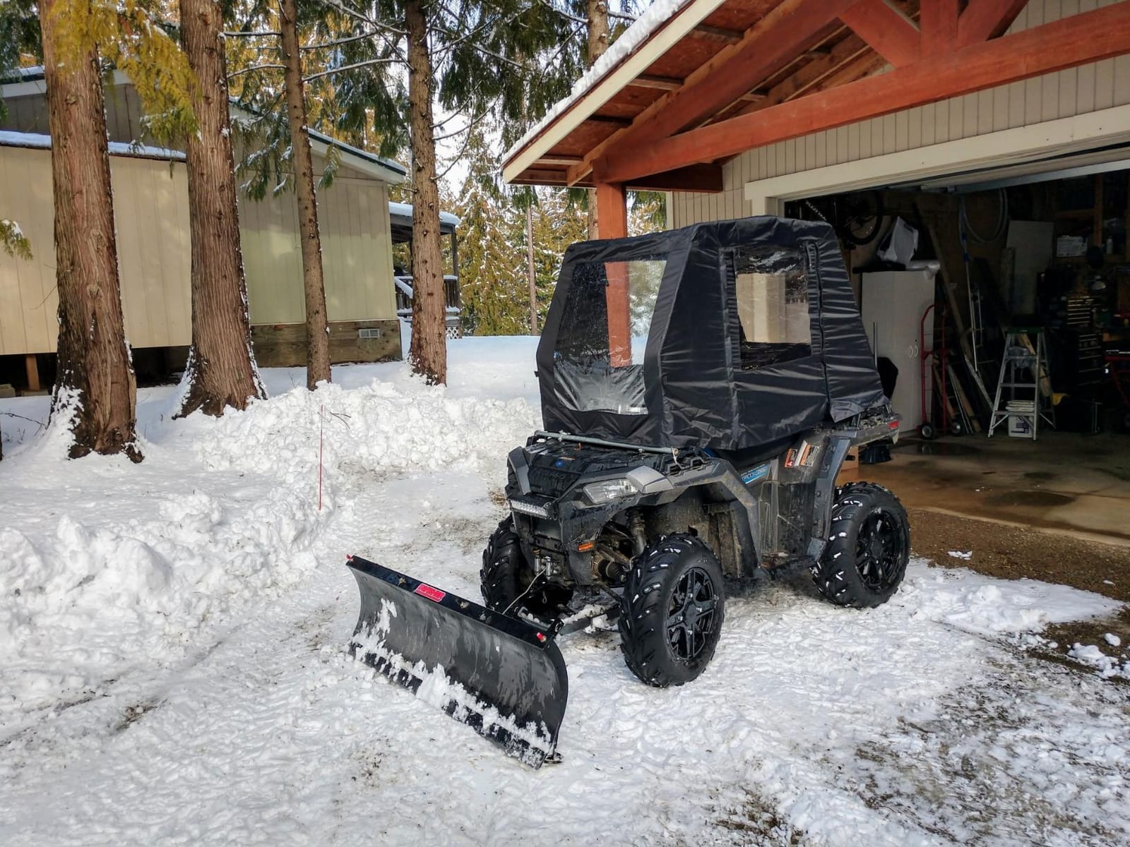 Guide Gear ATV Cab Enclosure Cabin Canopy Cover Heavy-Duty Outdoor All-Weather, Black customer photo 1