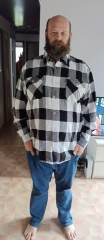 Rothco Buffalo Plaid Flannel Long Sleeve Shirt - Casual Button-Down with Heavyweight 8-oz Cotton Material customer photo 2