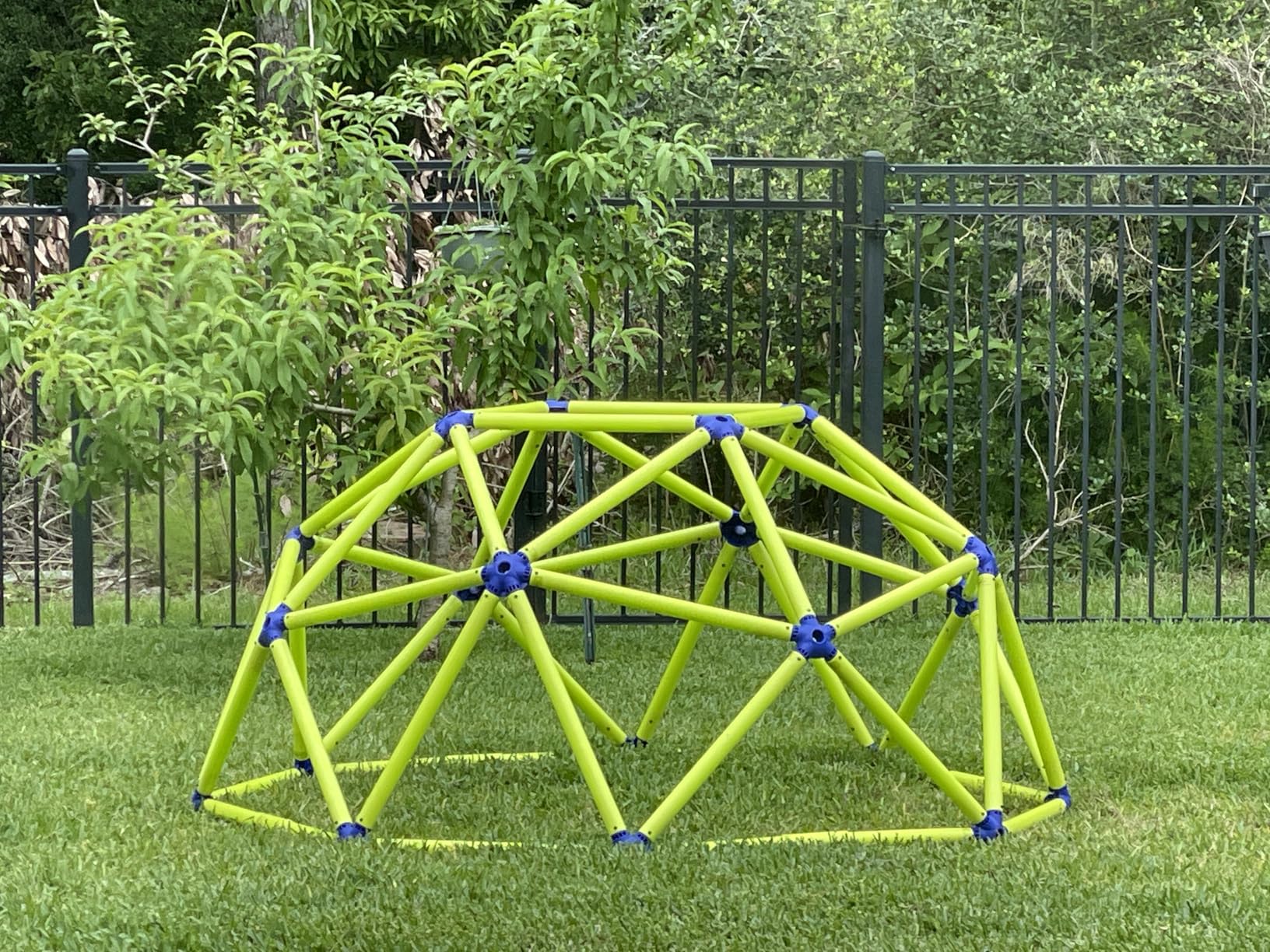 Climber with Top - Active Indoor Outdoor Play Set Climbing Dome Equipment Toys - Fun for Kids Ages 3 to 6 Years Old, Green and Blue customer photo 1