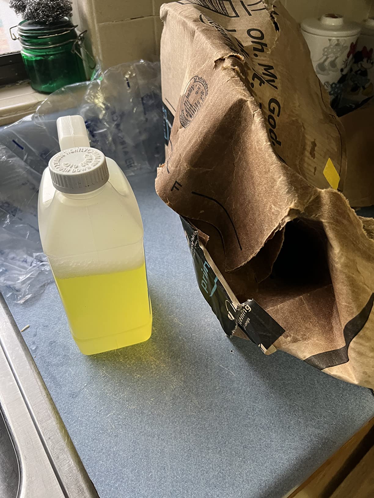 Camco TST RV Grey Water Odor Control - Lemon Scent - 64oz - Made in the USA | Removes Grease Buildup in Gray Water Tanks, Camper Sinks & Shower Drains - 4oz Treats 40-Gal Holding Tank (40256) customer photo 2
