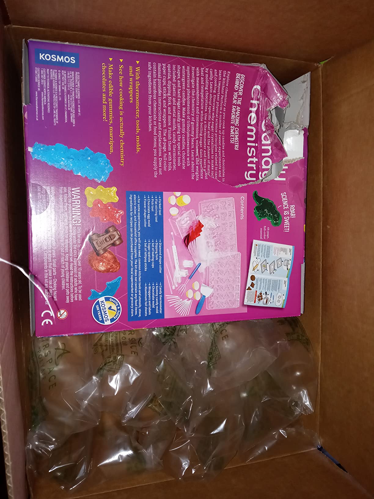 Thames & Kosmos Candy Chemistry Science Kit - Rock Candy, Chocolates, Gummy Bears, Wintergreen Candies, Ages 10+ customer photo 1