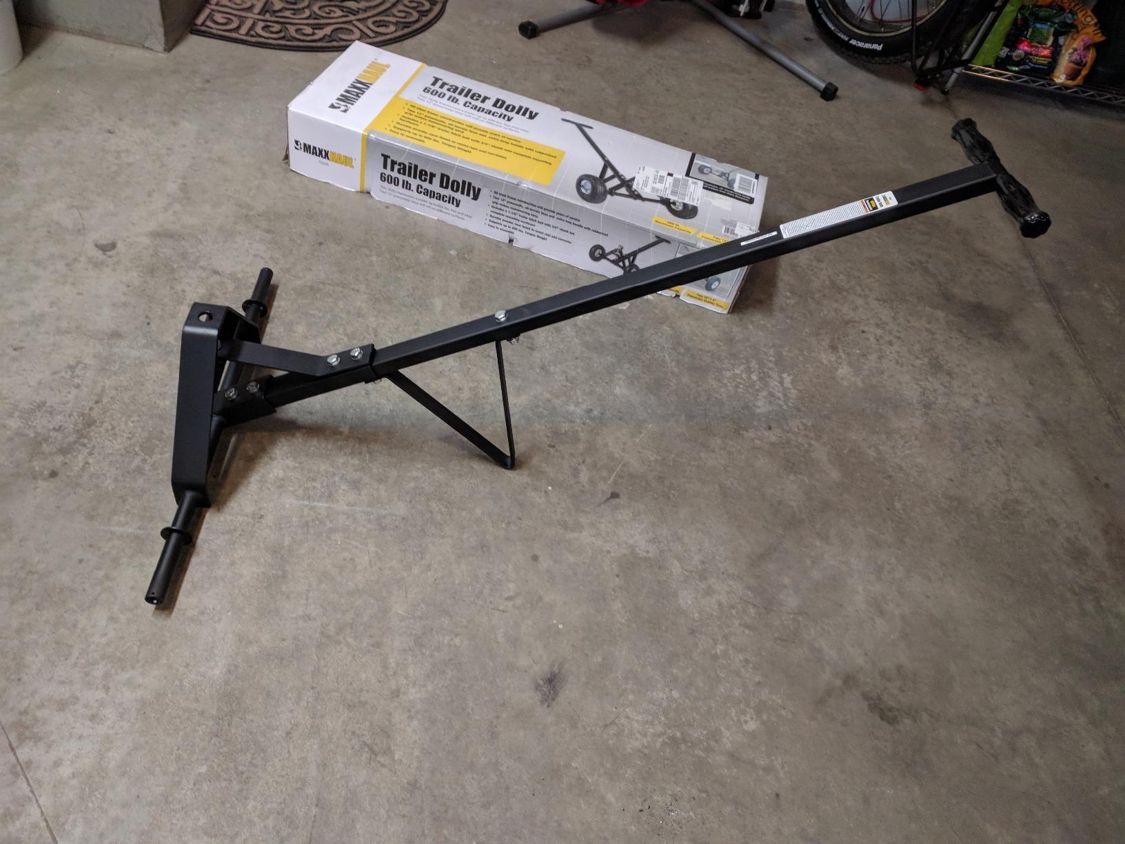 MaxxHaul Trailer Dolly - 600 lb Capacity - Boat Utility Jet Ski Trailer Mover - 12-Inch Pneumatic Tires - Alloy Steel (70225) customer photo 1