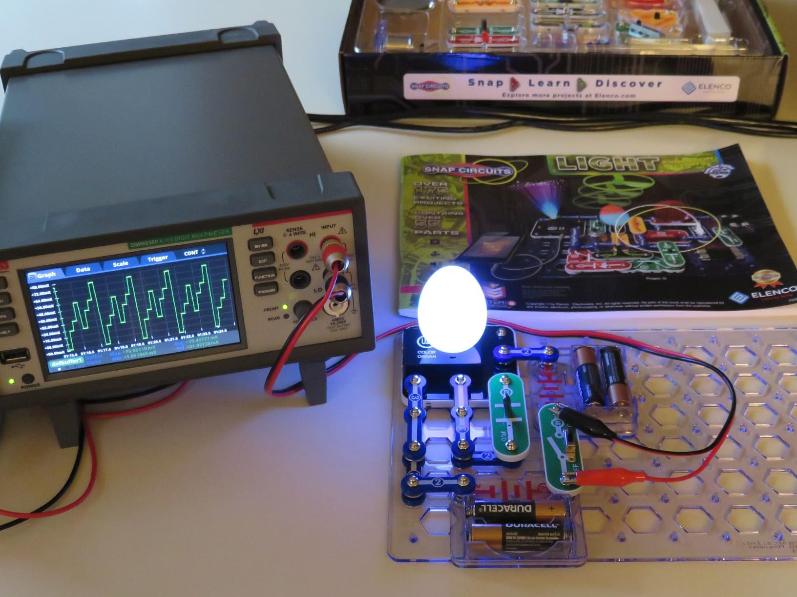 Snap Circuits Light Electronics Exploration Kit | Over 175 Exciting STEM Projects customer photo 2