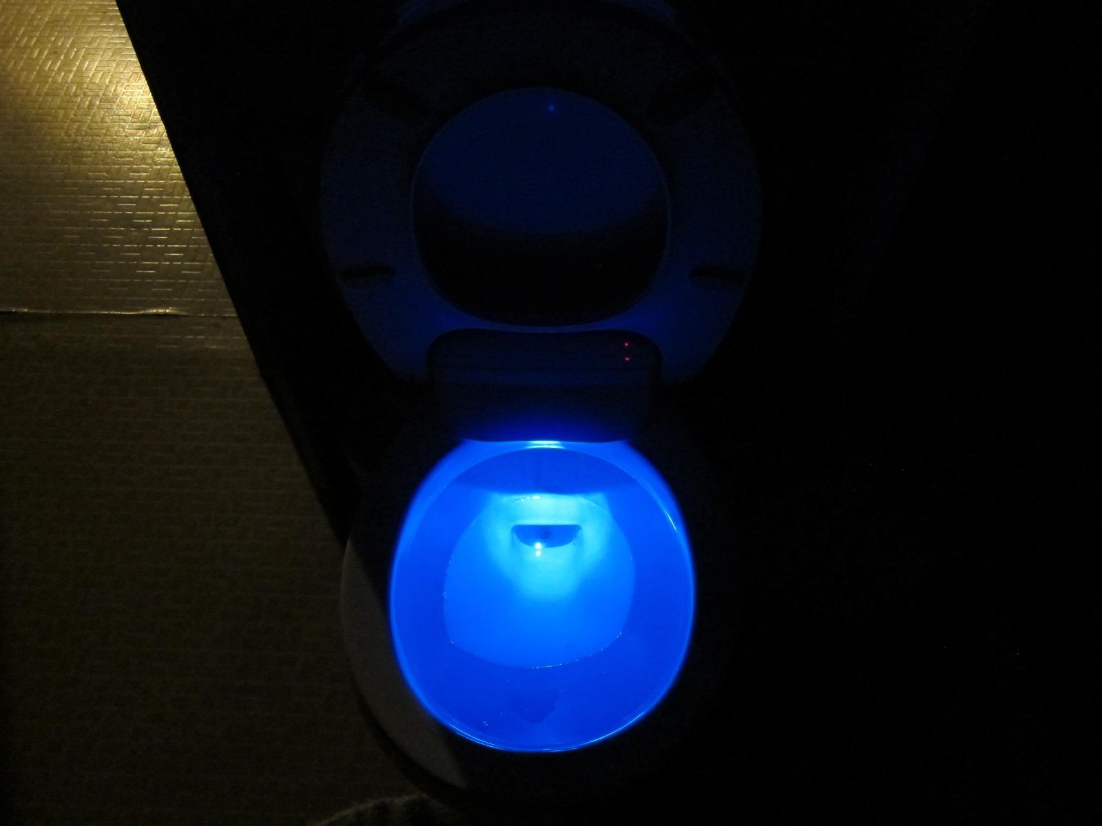 Brondell L60-EW LumaWarm Heated Nightlight Elongated Toilet Seat, White customer photo 1