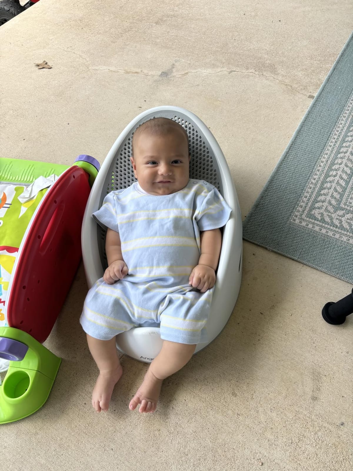 Angelcare Baby Bath Support (Aqua) | Ideal for Babies Less Than 6 Months Old customer photo 1