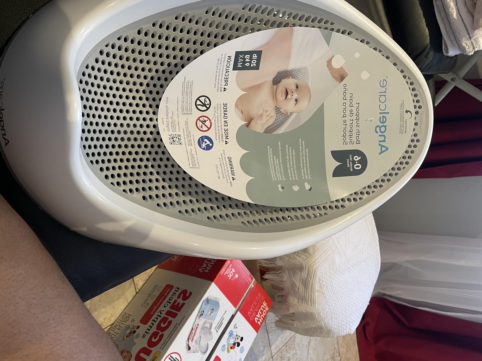 Angelcare Baby Bath Support (Aqua) | Ideal for Babies Less Than 6 Months Old customer photo 2
