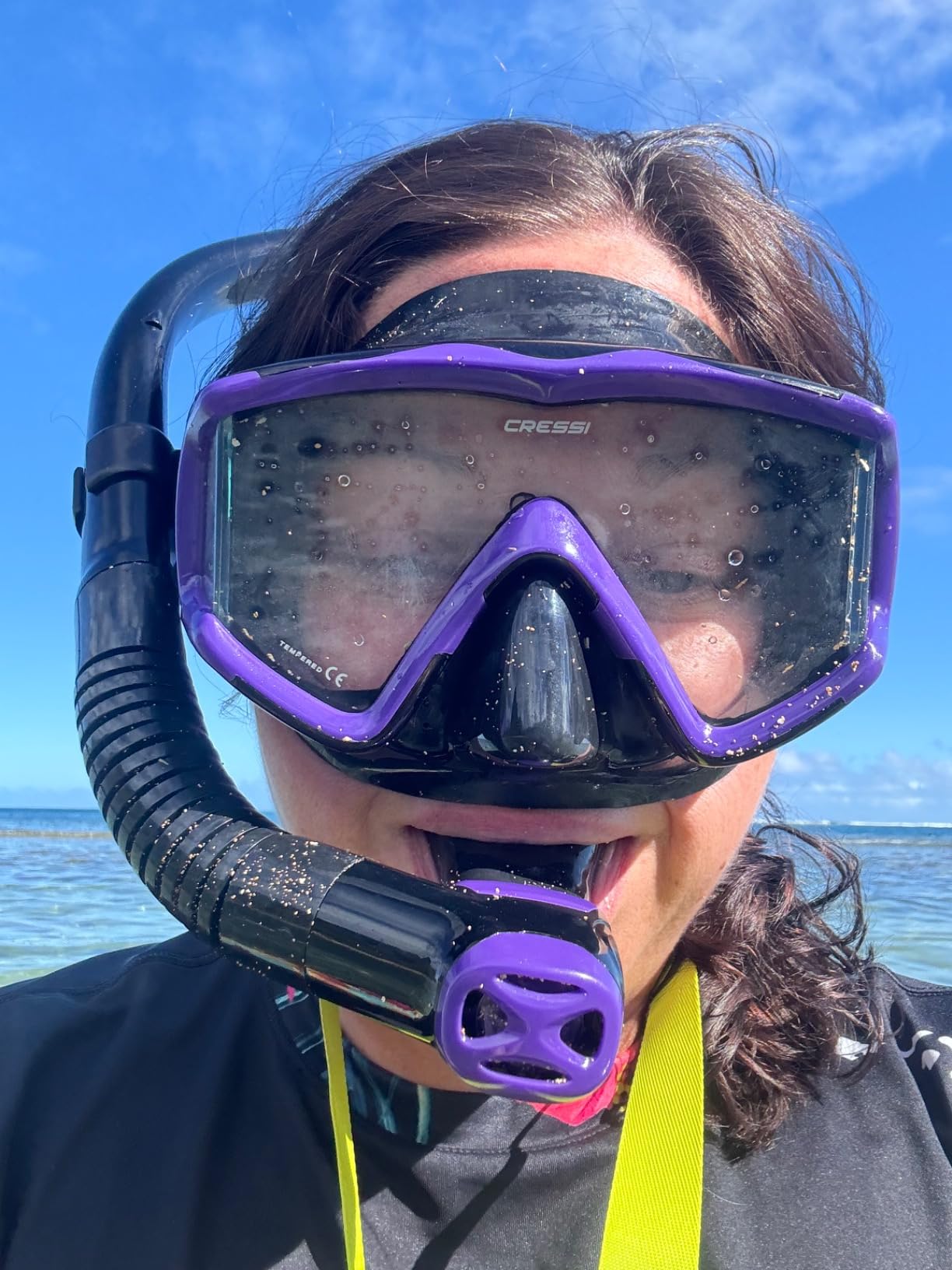 Cressi Panoramic Wide View Mask & Dry Snorkel Kit for Snorkeling, Scuba Diving - Pano 3 & Supernova Dry: Designed in Italy customer photo 1
