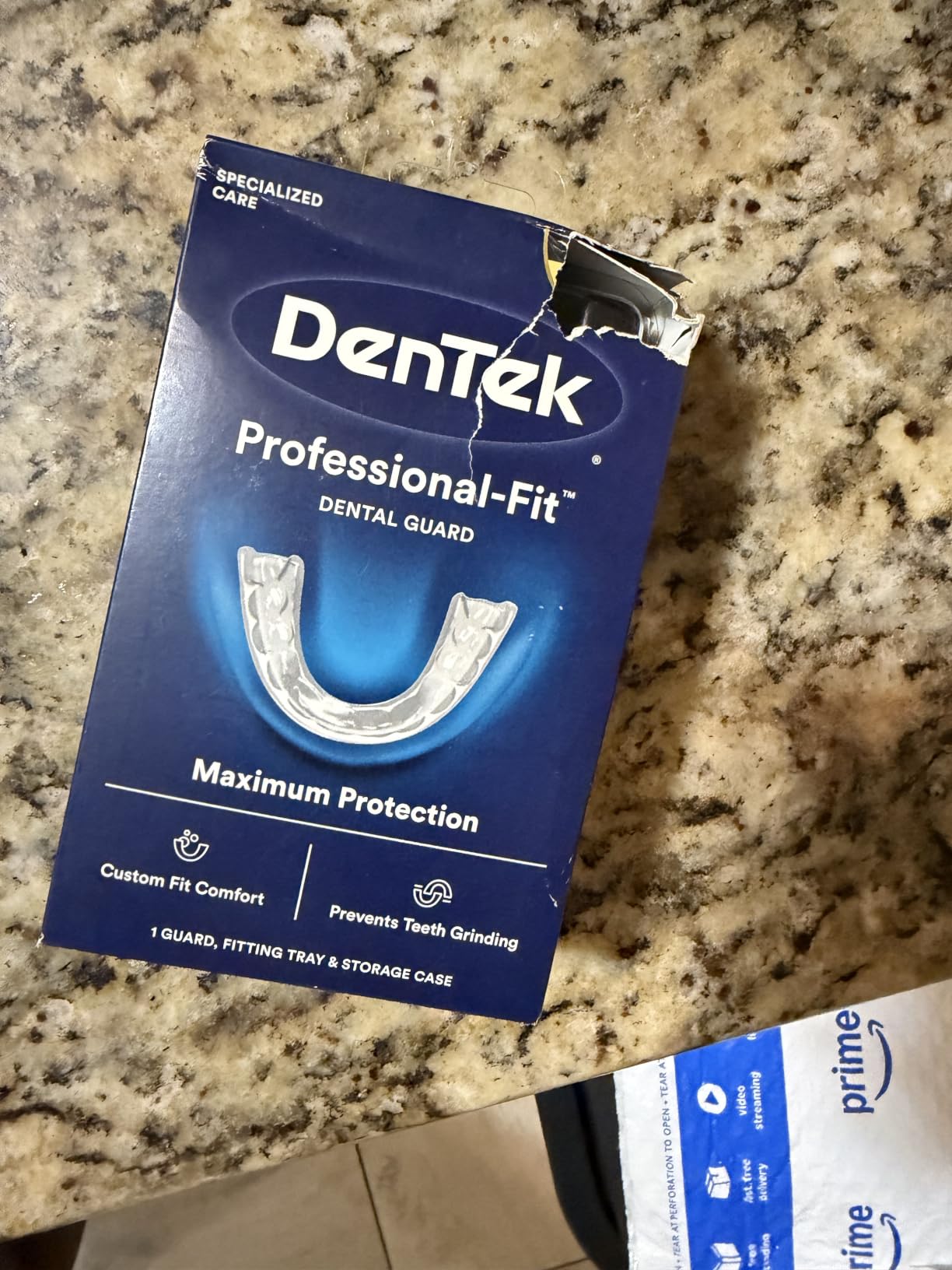 DenTek Professional-Fit Dental Guard, Mouth Guard for Grinding Teeth at Night, 1 Count customer photo 1
