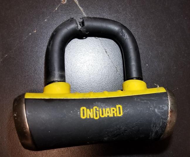 Onguard Boxer X4 Shackle Disc Lock customer photo 1