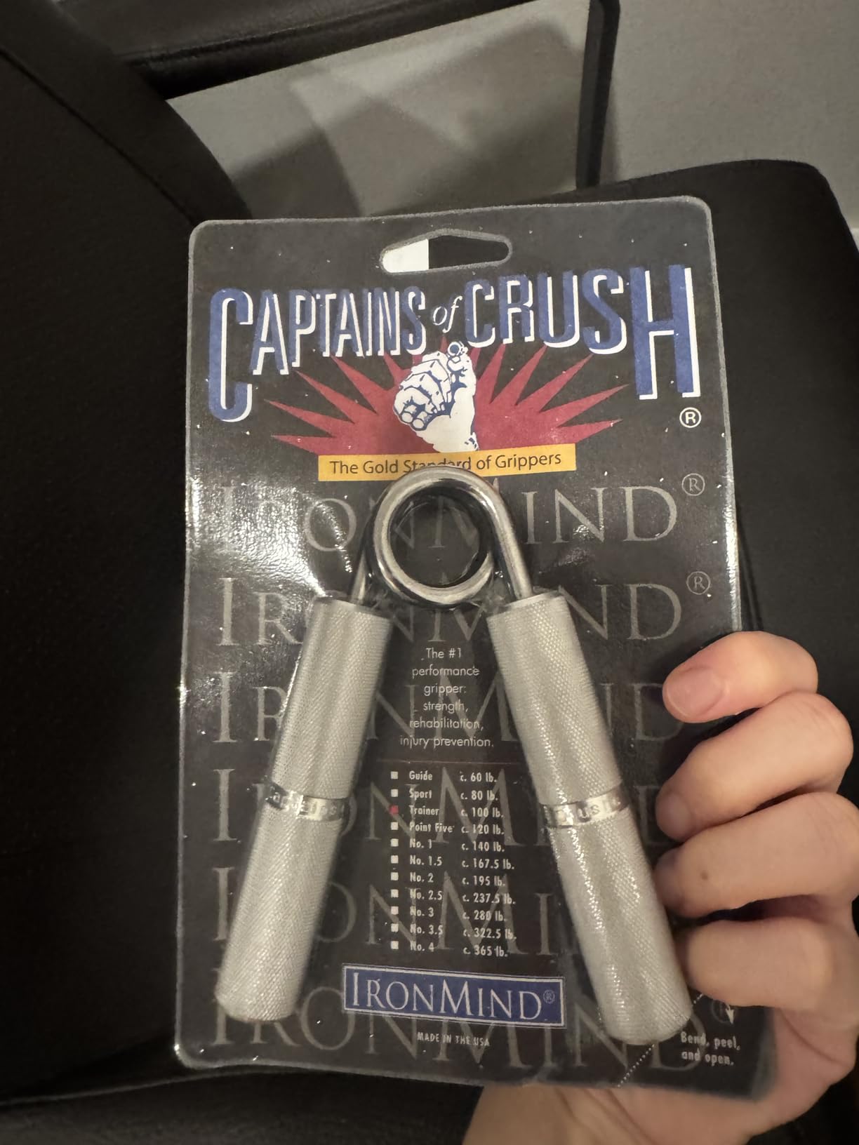 IronMind Captains of Crush Gripper | The Gold Standard of Grippers, Made in the USA customer photo 2