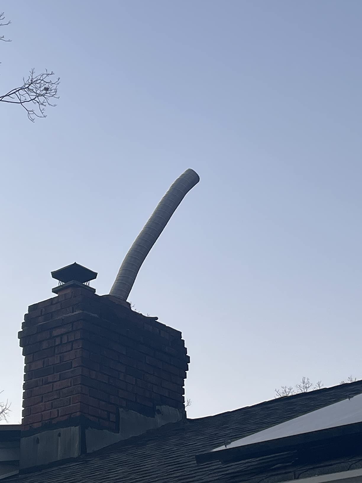 Basic FireSafe Flexible Chimney Liner Insert Kit | Fireplace Insert | Stainless Steel Chimney Liner Kit | Made in the USA | Heavy-Duty 6 Inch x 25 Feet customer photo 2