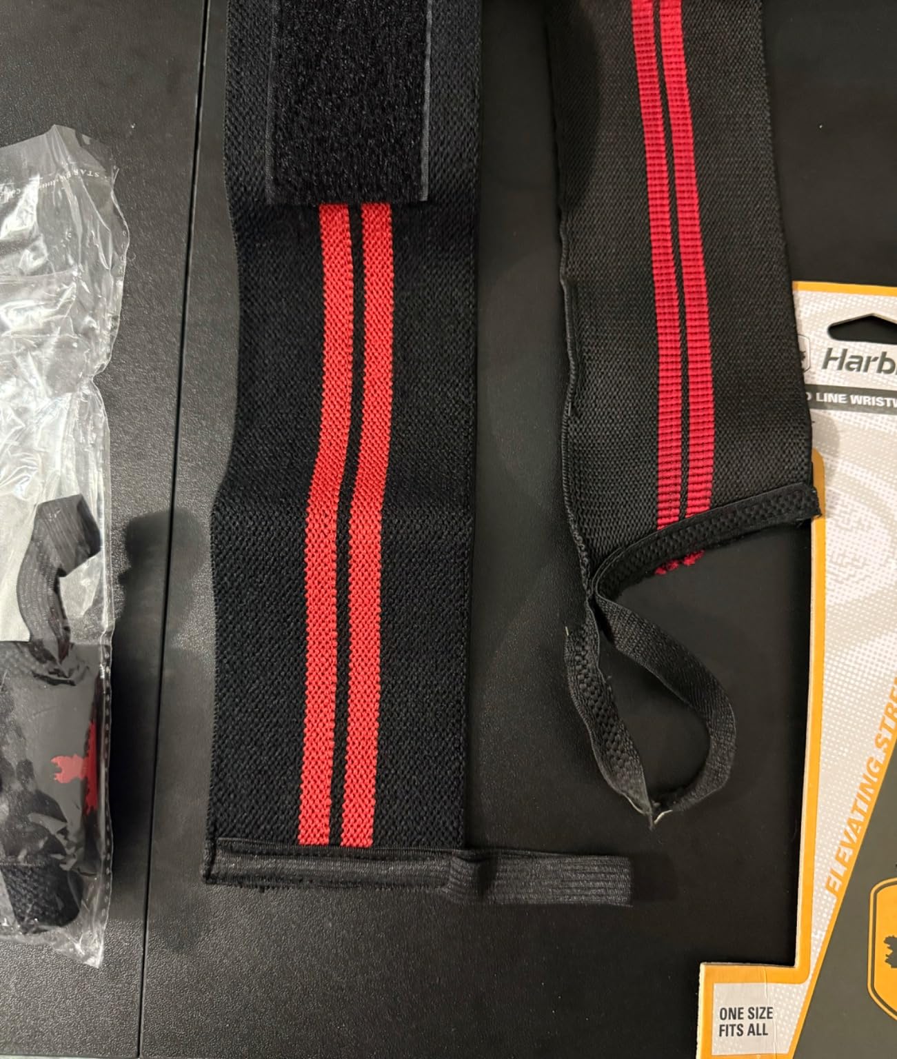 Harbinger Red Line 18-Inch Weightlifting Wrist Wraps for Men and Women (Pair) customer photo 2