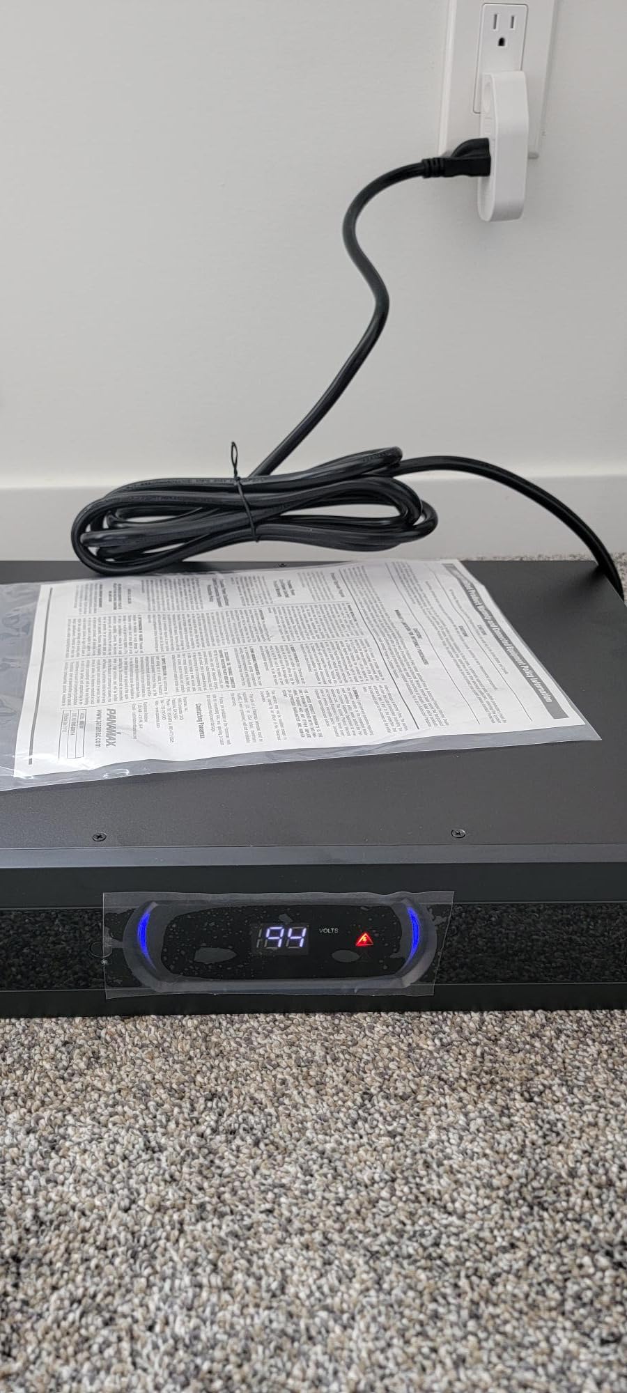 Panamax MR5100 MR5100 11-Outlet Home Theater Power Management with Surge Protection and Power Conditioning,Color customer photo 2