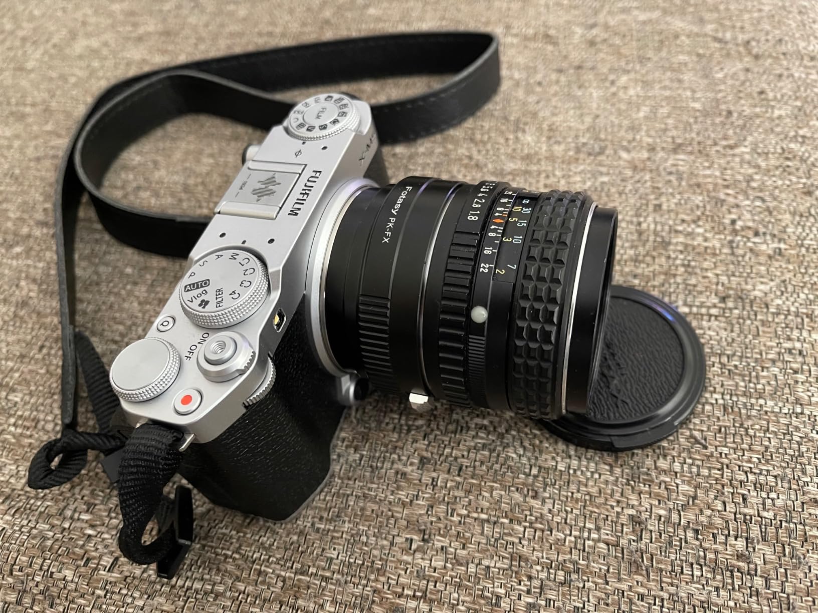 Fotasy PK lens to Fuji X Adapter, Adapter for Pentax K Mount, Compatible with Fujifilm X-Pro1 X-Pro2 X-Pro3 X-E2 X-E3 X-A10 X-T1 X-T2 X-T3 X-T4 X-T10 X-T20 X-T30 X-T30II X-T100 X-H1 customer photo 2