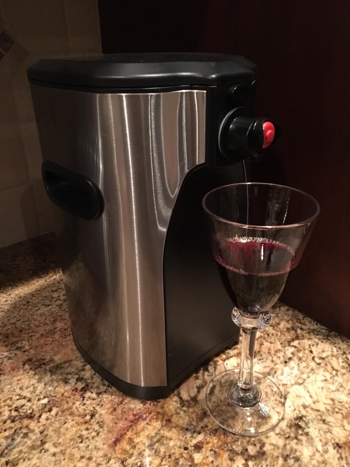 Boxxle Box Wine Dispenser 3L Stainless Steel - Elegant, Efficient, Sustainable - Keeps Wine Fresh for 6 Weeks - Enjoy Wine-by-the-Glass Anywhere customer photo 2