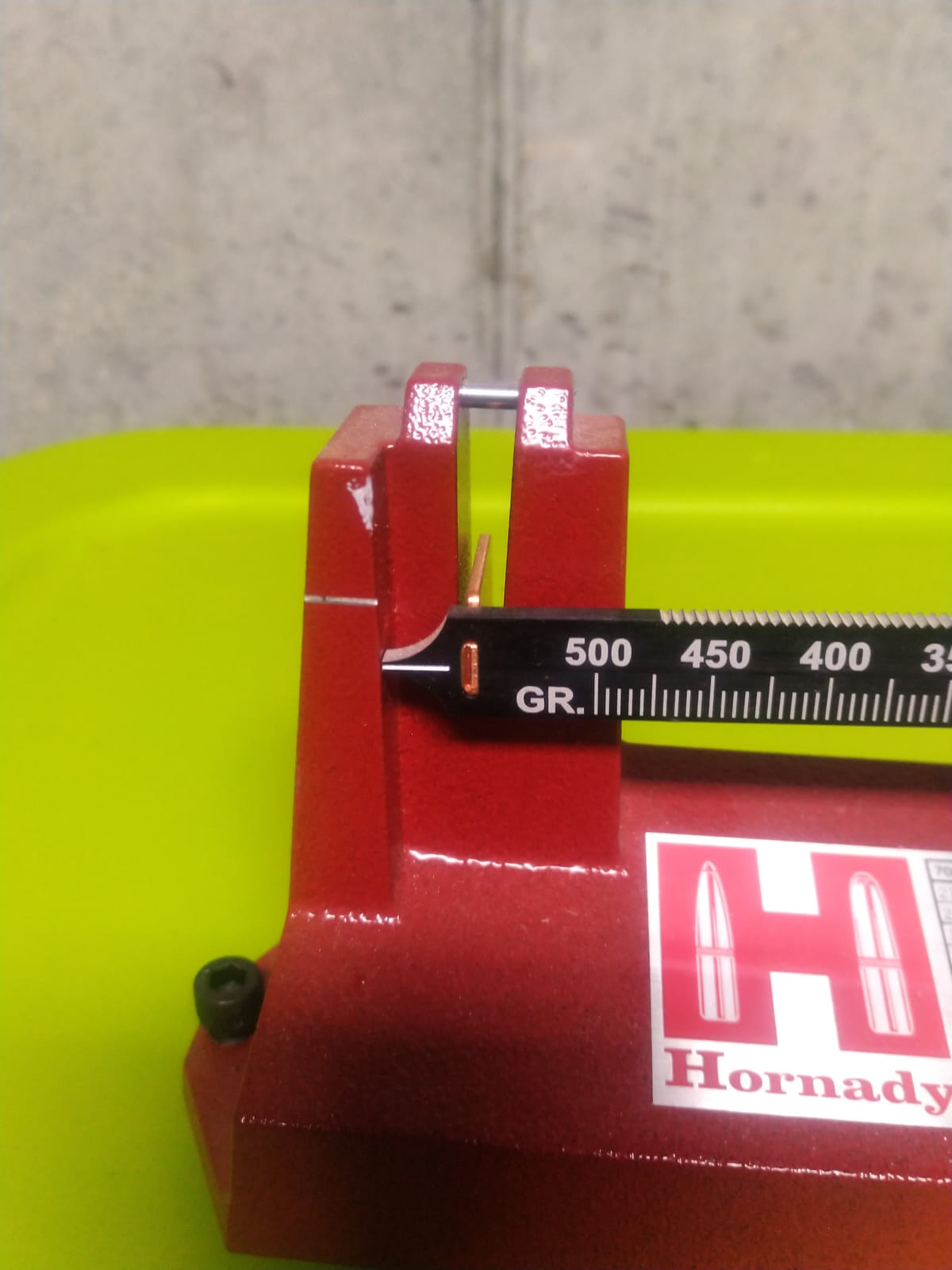 Hornady Lock-N-Load Beam Scale - Analog Powder Scale for Reloading Tasks - 0 to 500 Grain Precise Measurement Range, Accurate to 0.1 Grain - Easy to Read, Laser Etched Scale - Item 050109 customer photo 2