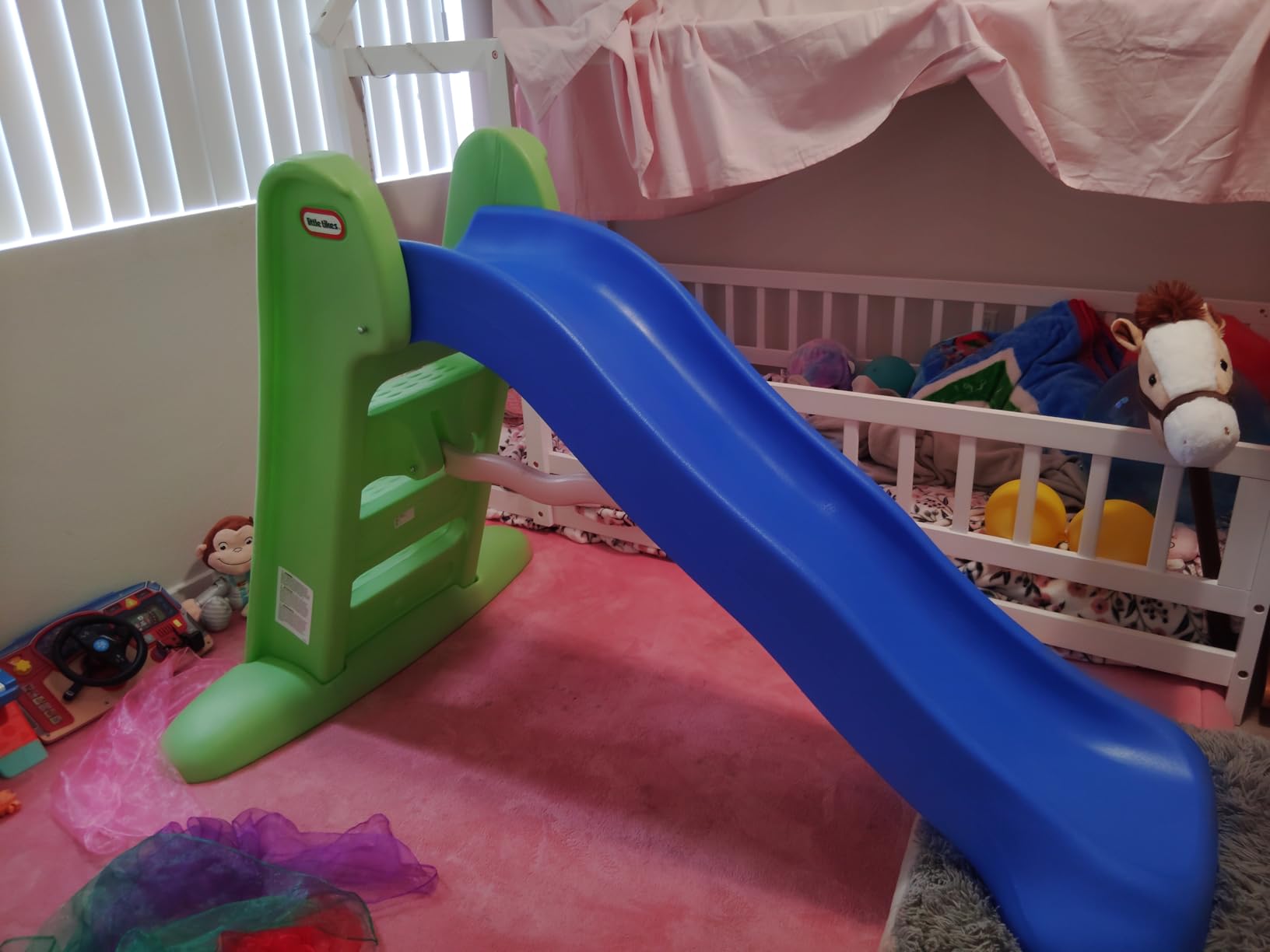 Little Tikes Easy Store Large Slide , Blue/Green customer photo 1