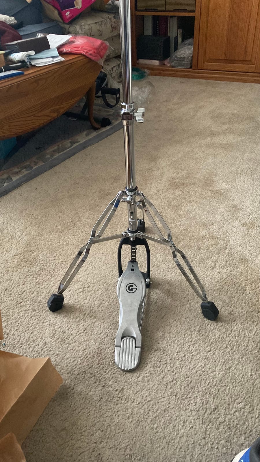 Gibraltar Medium Weight Double Braced Hi-Hat Stand, Percussion Chrome Drum Set Hardware, For Snare Drum Practice Pad, 5707 customer photo 1
