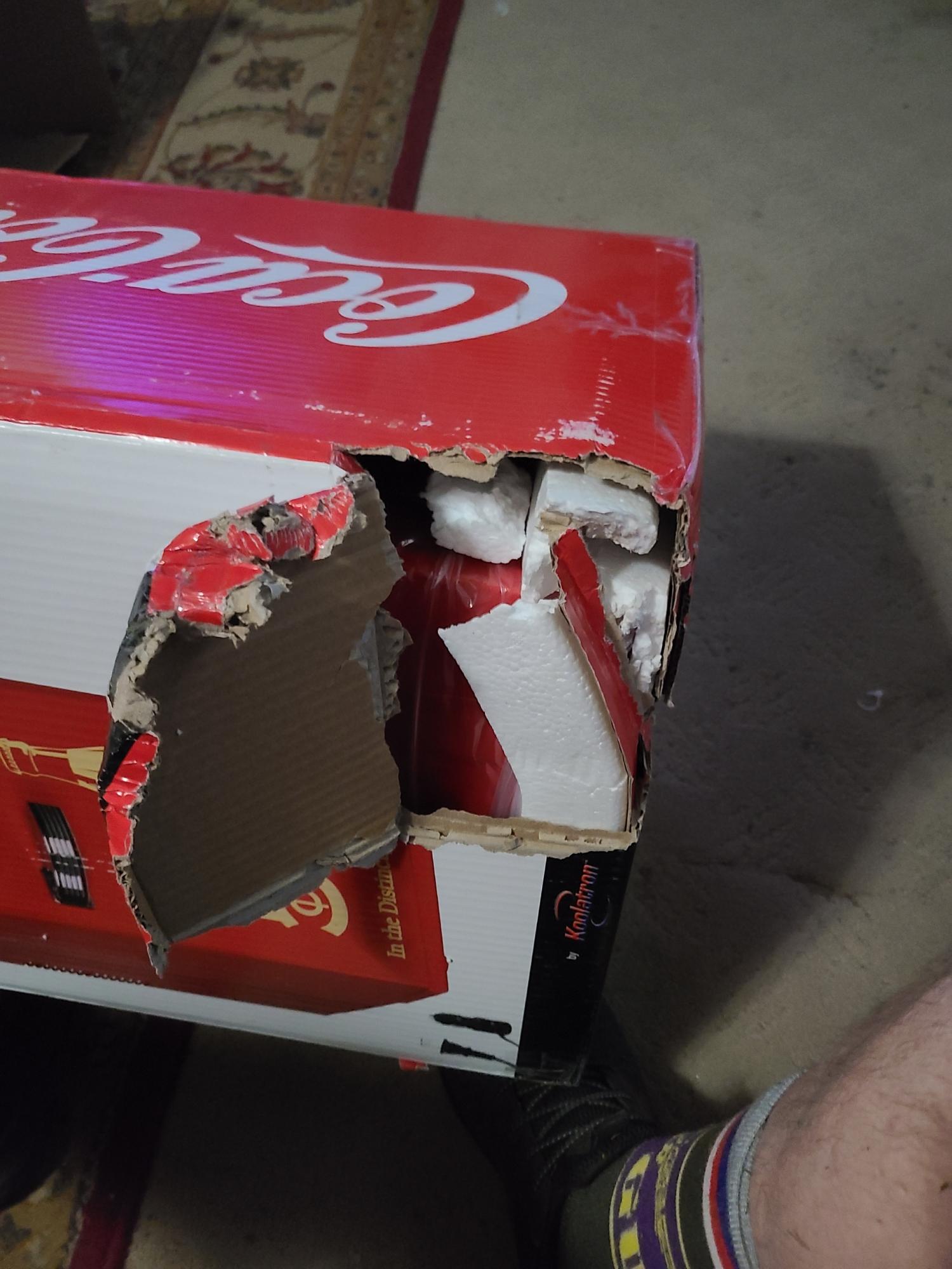 Coca Cola Mini Fridge - Refrigerator for Bedroom Office, Portable Table Top Beverage Cooler, 12V 110V Refrigerador For Drink, Soda, Wine, Use In Car, Dorm, Outdoor, Patio, 18 Can customer photo 2