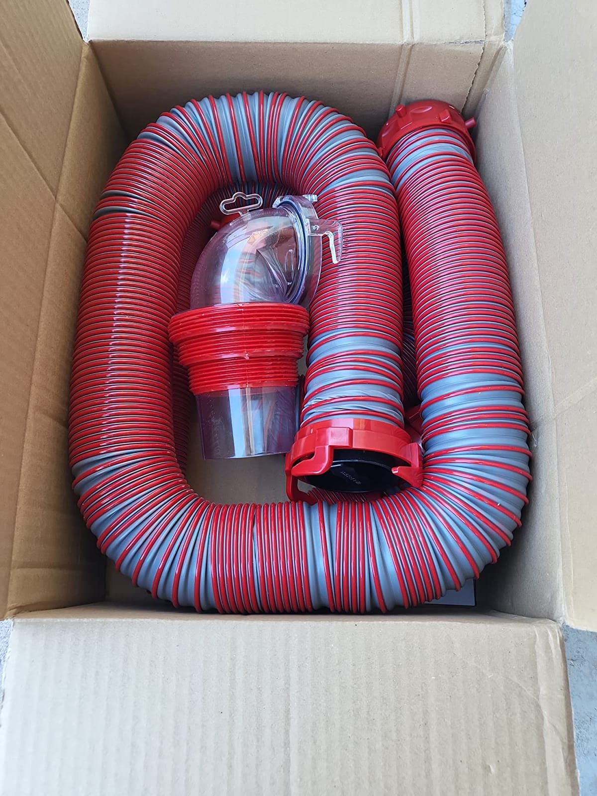 Viper 20-Foot RV Sewer Hose Kit, Universal Sewer Hose for RV Camper, Includes 2 Attachable 10-Foot Hoses with Rotating Fittings, 90 Degree ClearView Sewer Adapter and 4 Drip Caps customer photo 1