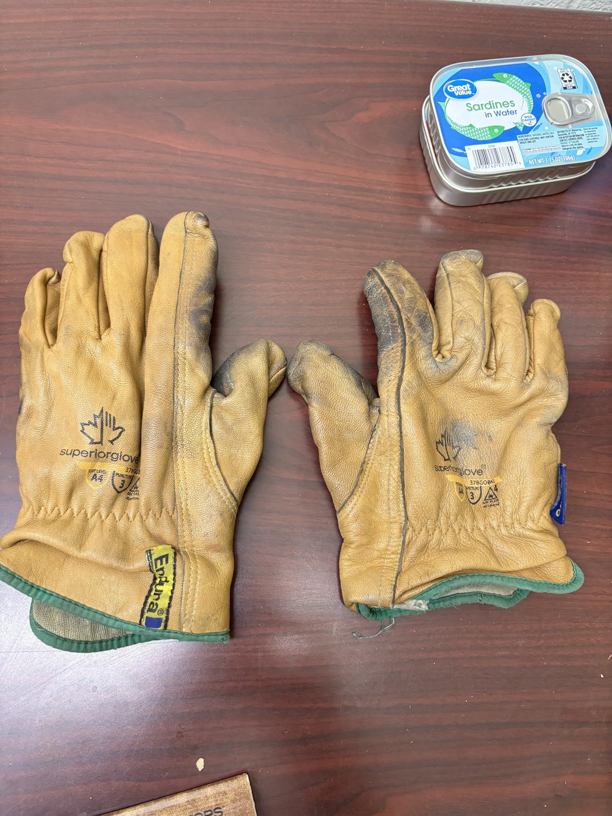 Superior Glove Endura Cut and Water Resistant Leather Work Gloves for Men & Women customer photo 1