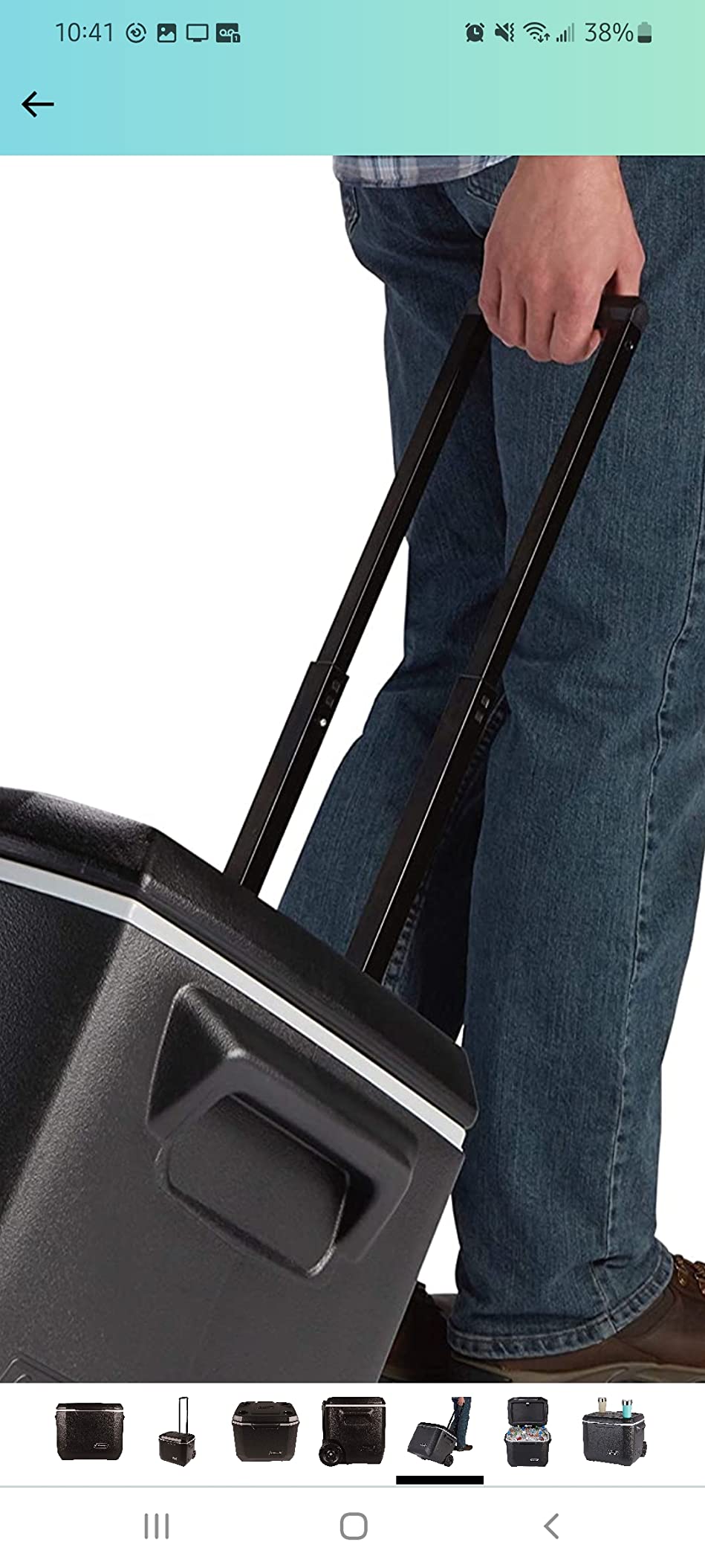 Coleman Xtreme Rolling Cooler with Wheels, Extra-Walled Insulation Keeps Ice up to 5 Days customer photo 1