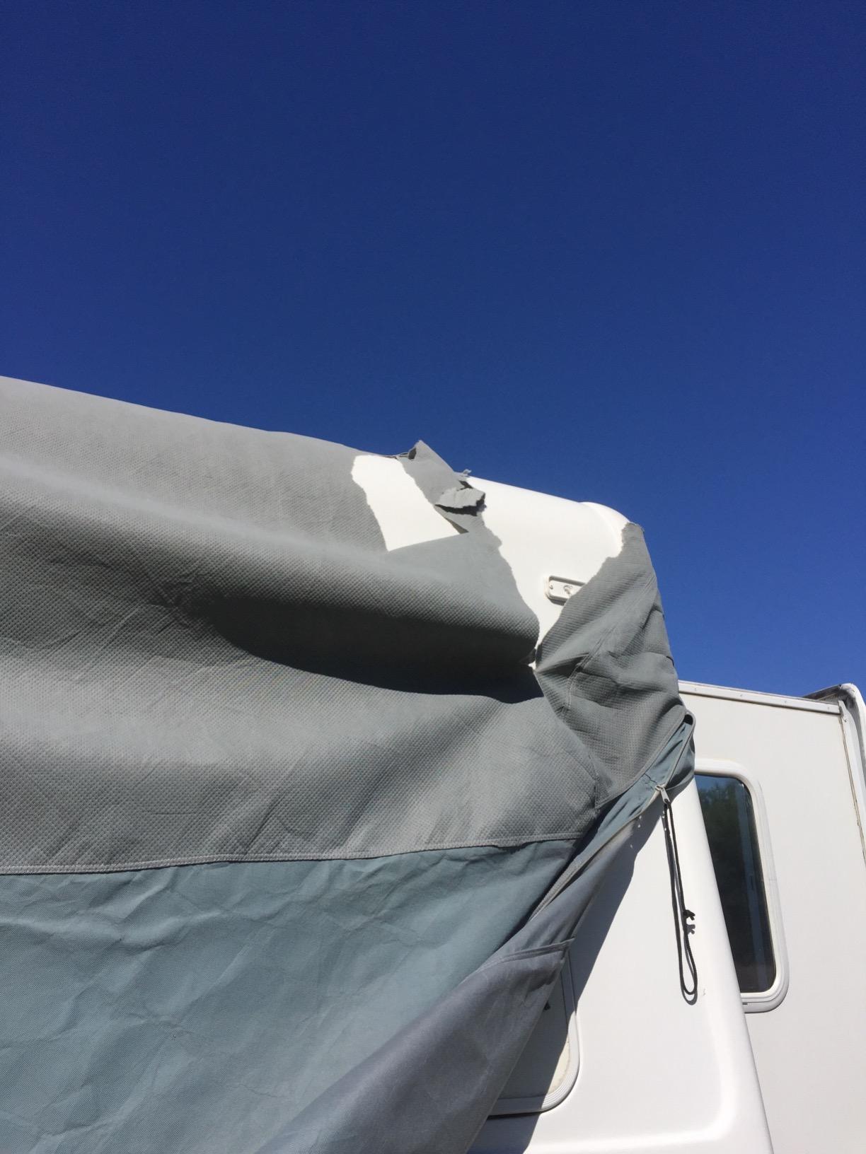 Leader Accessories Windproof 27-30 ft Travel Trailer RV Cover Extra Thick | Heavy-duty 7-ply Camper Cover, Snowproof, Ripstop All Weather Protection, With 4 Tire Covers, Windproof Straps customer photo 1